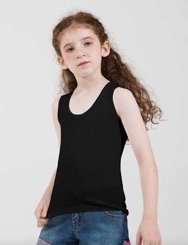 Image of 6-Pack Cotton Undershirt Tank Top 100% Cotton Soft Undershirt for Boys and Girls