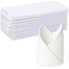 最終値下げ!! ダイニングテーブル ナプキン 12枚 大 43x41cm 白 テーブルナプキン(キッチン用品) 通販 | Amazon Home&Kitchen