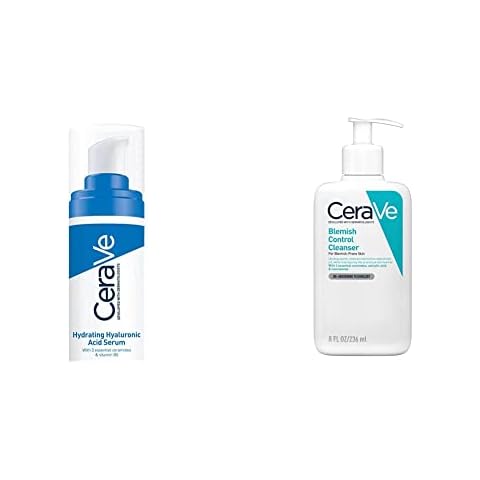 CeraVe Hydrating Serum and Blemish Control Cleanser Cover