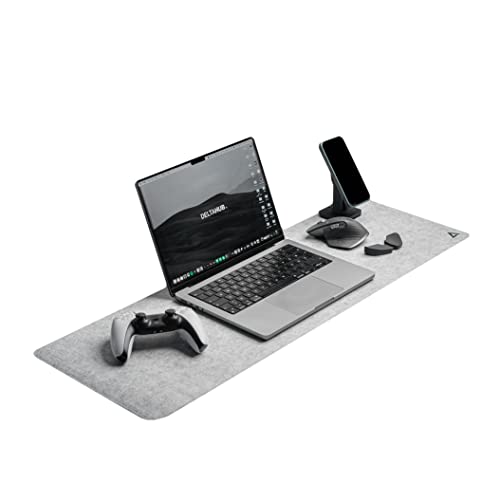 Sous-main de bureau minimaliste en feutre de haute qualité pour PC et Mac