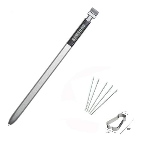 Replacement S Pen Stylus Touch Pen,Biuboom Digitizer Pen for Chromebook V2,V2 Plus XE520QAB-K01US XE525QBB-K01US Replacement Tips/Nibs Pin-Silver Cover
