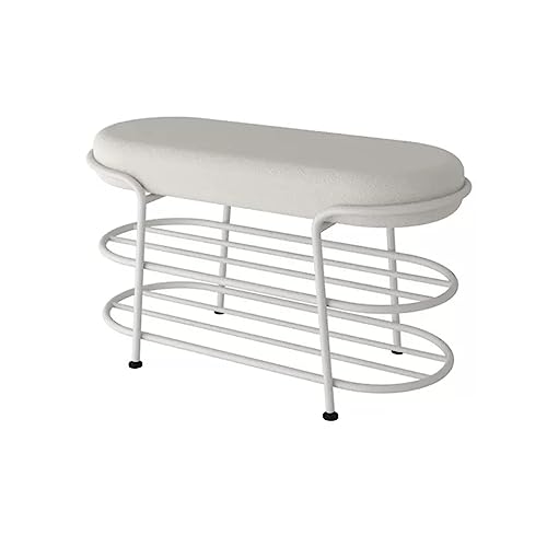 Tabouret de douche pour douche intérieure compact et banc à chaussures en velours - 2
