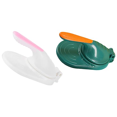 KICHOUSE 2Pcs Dumpling Skin Pressers Manual Dough Pressing Tools for Quick Dumpling Wrappers Food Grade Kitchen Cooking