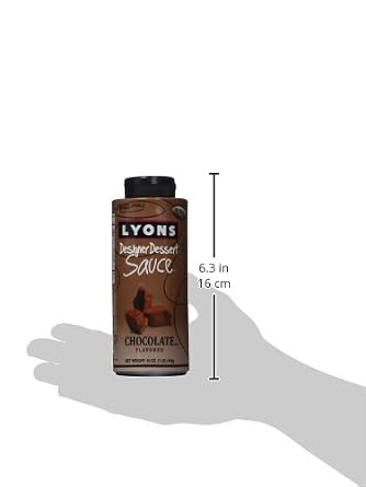 Lyons Chocolate Designer Dessert Sauce Squeeze Bottle, 16 ounces