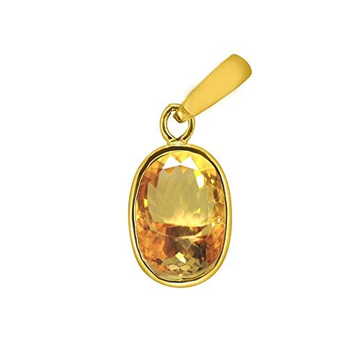 EVERYTHING GEMS Certified 11.25 Ratti Yellow Sapphire(Pukhraj/pookhraj) panchdhatu Pandent/Pendant/Locket Certified by Gemstone Laboratory (B09QPHTPDT) Amazon Price History, Amazon Price Tracker