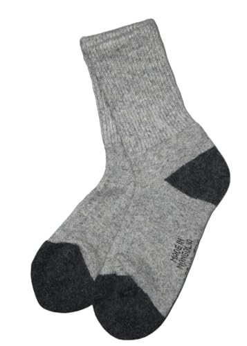 Grey Yak Wool Socks