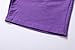 Boy's Casual Shorts Summer Drawstring Elastic Waist Side Zipper Pockets Fashion Kids Shorts,Purple,18
