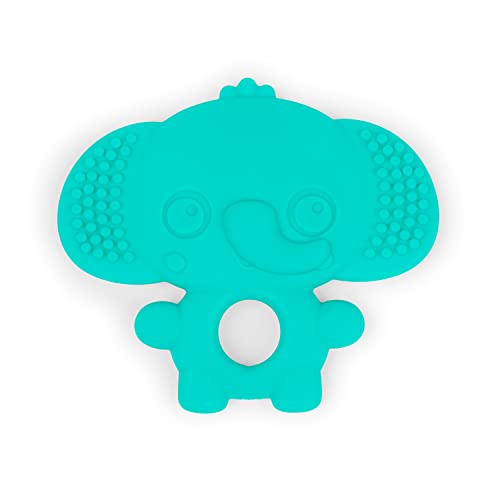 Image of Bright Starts Gummy Buddies 3-Pack Textured Teethers - BPA-Free Elephant, Lion, Monkey - Unisex, 3 Months +