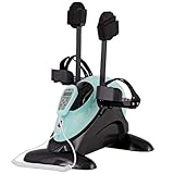 Mini cyclette elettrica, cyclette ellittica sotto la scrivania, for braccia e gambe con display LCD(Blue with Stand)