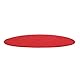 fivekim Plattenspieler-Matte Slipmat Audiophile 3 mm Filzplatte Vinyl Schallplattenspieler Anti-Vibration, langlebig, antistatisch, Filz, Rot