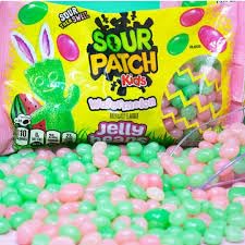 Sweetzo Limited Edition Watermelon Sour Patch Jelly Beans, Easter Egg Filler Candies, Party Favor Treats, 10 Ounces (Pack of 2)