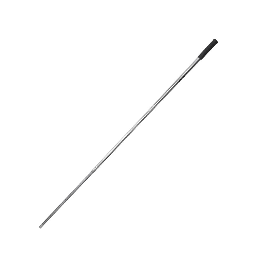 60-150 cm drążek teleskopowy ze stali nierdzewnej, uchwyt podbieraka wędkarskiego, regulowana długość, gumowy uchwyt, wygodny uchwyt, gwint 8 mm, sprzęt wędkarski dla wędkarzy na wszystkich poziomach,