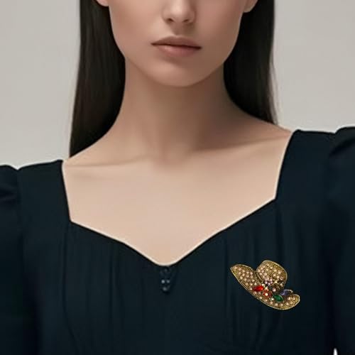 Image of Brooch Pins For Women Fashion Elegant Brooches Lapel Badges Coat Sweater Scarves Shawl Dress Accessory Wedding Party Prom Jewelry