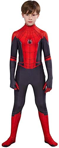 HOODIE FREE Spiderman Costume far from Home Kids-6T(Height 120-130cm)