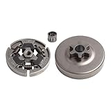 JoyousMall Kit de roulement de tambour d'embrayage pour tronçonneuse 020T pour ms 200T pour ms 200, pièces d'assemblage de pignon de rechange, construction en métal