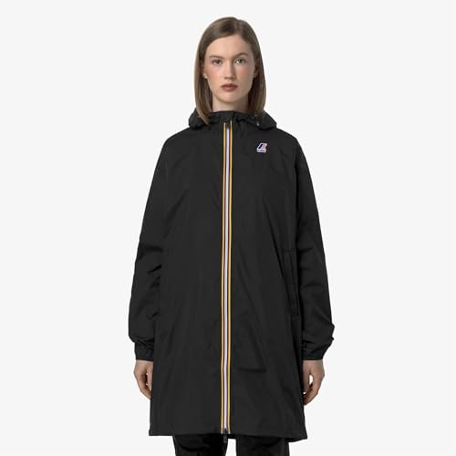 K-Way Le Vrai 4.0 Eiffel East (FR/ES, Alpha/lettres, XS, Taille normale, Taille normale, USY BLACK PURE)