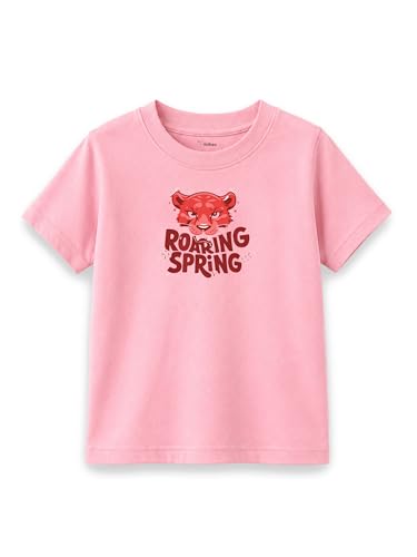 Image of Kidbea Bamboo Unisex Kids T-Shirt Ultra-Soft Premium Half Sleeve Graphic Tee for Boys & Girls, Casual Summer Wear for Toddlers & Kids