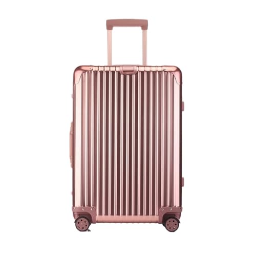PANKERS Suitcase All-aluminum Magnesium Alloy Trolley Case Metal Suitcase Universal Wheel Boarding Case 24-inch Suitcase Suitcases