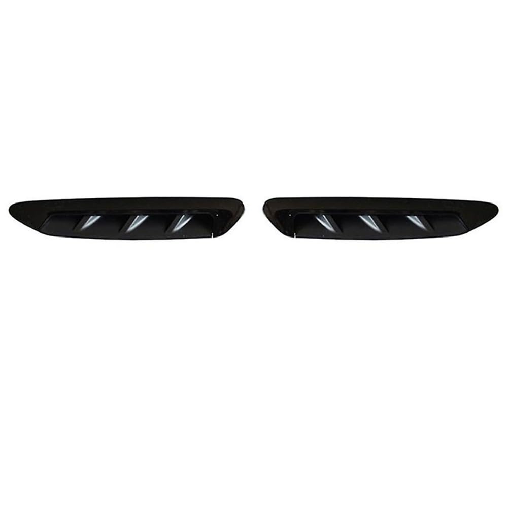 Schwarze Kotflügel Seitenluftkanalverkleidung aus ABS, 1 Paar, passend für BMW G01 X3 M Sport 2018-2021, Ersatz für OEM 51138064805/51138064806