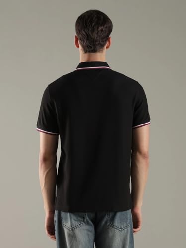 Image of Tommy Hilfiger Men Polo Cotton Regular Fit Shirt