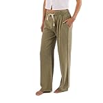 Rip Curl Womens Cotton Crepe Poplin Beach Pants – Smocked Waist, Front & Back Pockets & Longer Length for a Relaxed Fit - Image 3