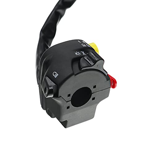 Interruptor Manillar Motocicleta Accesorios De Interruptor Manillar Motocicleta 7/8" Bocina Faro Luz Antiniebla Interruptores Botón Universales