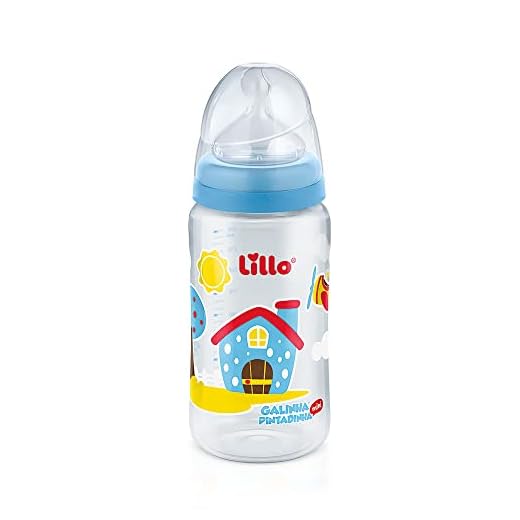 Lillo Mamadeira Sil Anatômica 300Ml Galinha Pintadinha - Neutra