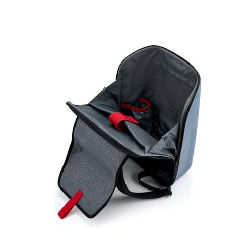 Image of American Tourister Shelvo Hard Shell Laptop Backpack | Polycarbonate PC Shell | 17a€ Laptop Compartment | Smart Sleeve | Magnetic Closure | Hidden Drop Pocket | Water Resistant| 1 Year Warranty