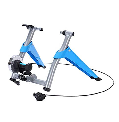 SMSOM Soporte de Entrenador de Bicicletas □ Entrenador de Bicicletas de Ejercicio Interior portátil 1-6 Leves Flywheel magnético Ajustable, Entrenadores de Resistencia de Bicicleta estacionarios para