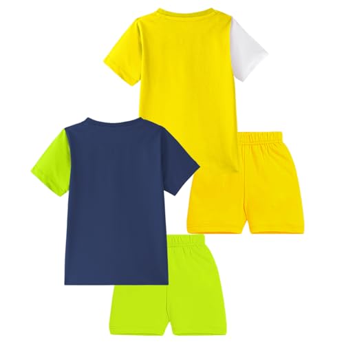 Image of Kuchipoo Boys Regular Fit Cotton T-Shirts and Shorts Set