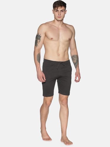 Image of Dollar Cotton Rich Fabric Solid Men's Shorts | Contrast Piping | One Side Zipper Pocket with Embossed Branding | Self Waistband with Drawcord | Wide Array of Attractive Colours