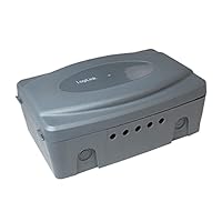 LogiLink LPS223 - wetterfeste Elektronik Box für den Aussenbereich (Outdoor) in grau mit Staub und Spritzwasserschutz (IP54), 32x21x11.5cm