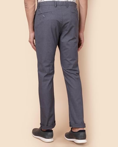 Image of blackberrys Men's Slim Pants (EK-OLAND # Charcoal Grey