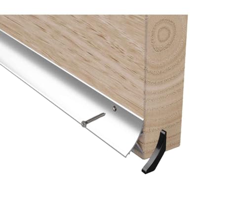 Barra deflectora de agua de 914 mm vierteaguas plateado para puertas exteriores 2