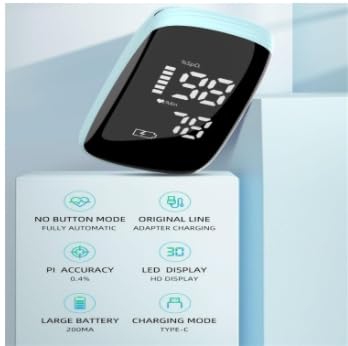 2025 Nouveau Moniteur Sans PiqûRes, Pour Une Utilisation à Domicile Ou En Plein Air, Capteur De Doigt Du Moniteur Pour Une Utilisation à Domicile Ou En Plein Air,Black