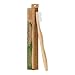 Brush with Bamboo Toothbrush with Plant-Based Bristles - 4 Pack