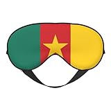 Drapeau du Cameroun : ce masque pour les yeux offre une couverture complète pour bloquer la lumière, assurant un sommeil confortable et ininterrompu ou une expérience de méditation.