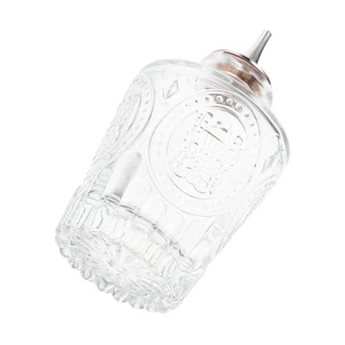 NUSITOU Botella para Mantener con Grabado Retro de Tapón Removible Adecuado para Bar y Elegante