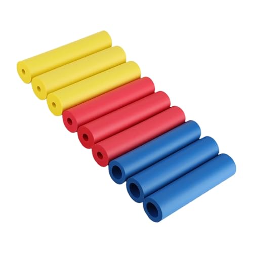 MagiDeal Poignées en Mousse pour ustensiles, rembourrées et polyvalentes, Portables, adaptatives, pour Couverts, fourchettes, cuillères et Crochets, 9 Pièces