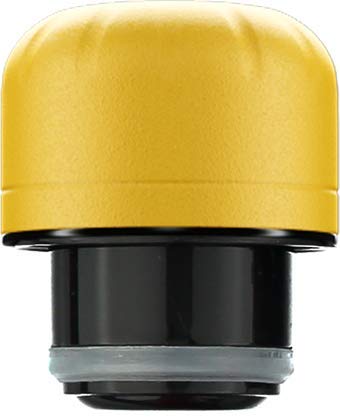 Chilly's Tapa de aluminio en color amarillo mate para botellas de 260 ml y 500 ml, LID_CB01BYEL