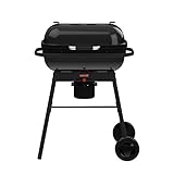 Barbecook Magnus Original barbecue charbon de bois, grill barbecue, noir, 85x64x110cm