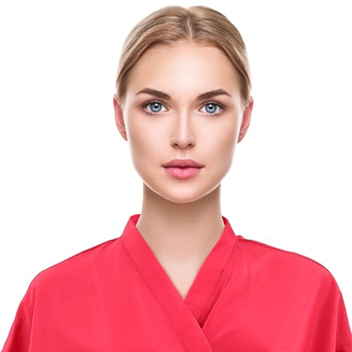 PRETYZOOM Capa de peluquería impermeable para salón de cabello, capa roja para barbería profesional miniatura 7