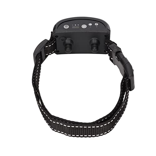 Coleira anti-latido para cães, coleira ajustável à prova d'água de grande capacidade para cães de t