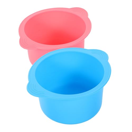 TOVINANNA 2 Piezas máquina de cera para depilación Tazón de depilación con calentador de cera. revestimientos de cera derretida removedor de cera para olla de cera taza de cera gel de sílice