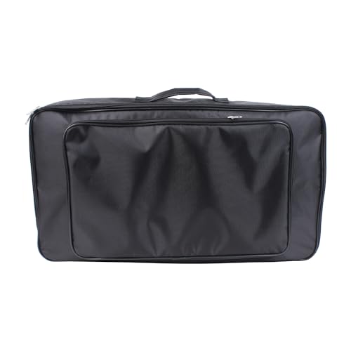 BQLZR Black Guitar Pedal Board Storage Bag 24.02 x 4.13 x 12.99 Inches for Guitarists
