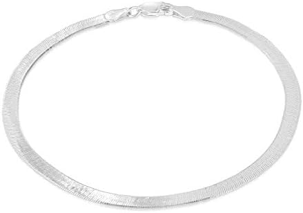 925 Sterling Silver Anklets For Women, Ankle Bracelets for Women, Beach Anklets, Bead Anklet, Summer Jewelry, 10 Inch Anklet