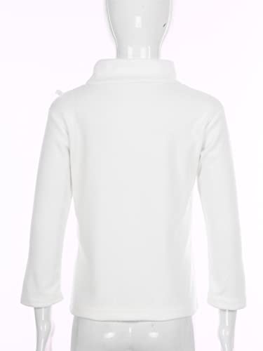 Hansber Kids Boys Girls Thermal Underwear Top Long Sleeve Sweater Turtleneck T-Shirts Winter Base Shirts4