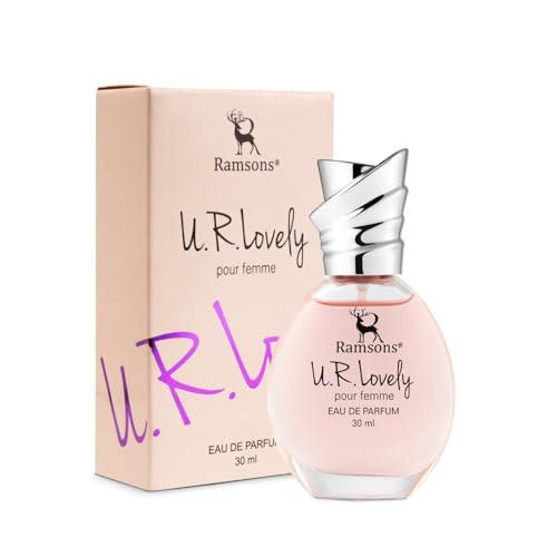 Ramsons - U R LOVELY Eau De Parfum | 30 ML | Perfume For Women | TN - Bergamot, Peach, Orange, Grapefruit, Aquatic | MN - Lilly of the valley, Rose, Jasmine, Cinnamon | BN - Woody, Musk, Vanilla
