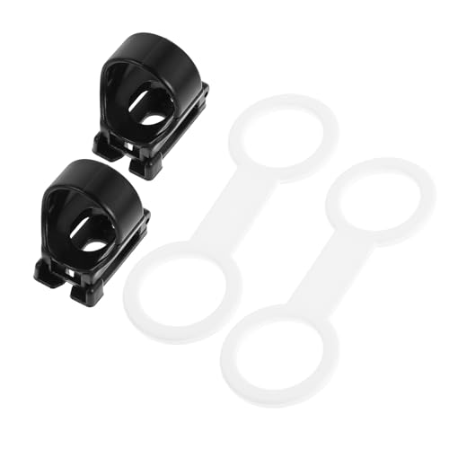 DECHOUS Soporte Reutilizable para Snorkel de Silicona Suave, Clip Automático en Forma de Ocho, 4 Piezas para Máscara de Buceo, Accesorios Compatibles para Equipo de Buceo y Deportes