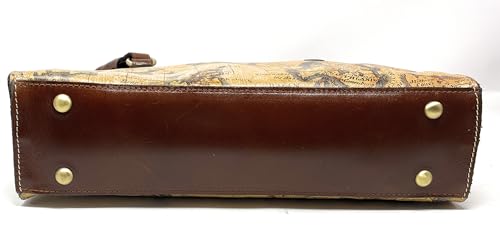 Image of Patricia Nash Leather Calvi Satchel, European Map
